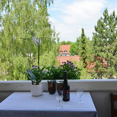 Modern In A Listed With Beautiful View From Balcony Apartamento Bad Suderode