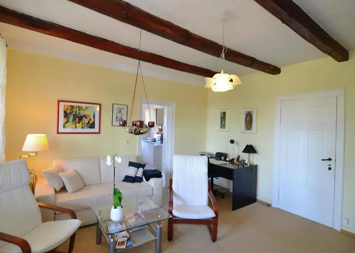 Modern In A Listed With Beautiful View From Balcony Lägenhet Bad Suderode