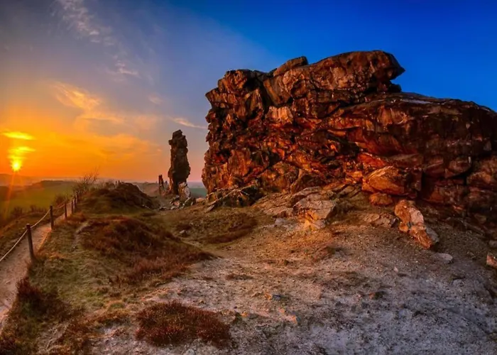 Modern In A Listed With Beautiful View From Balcony * Bad Suderode