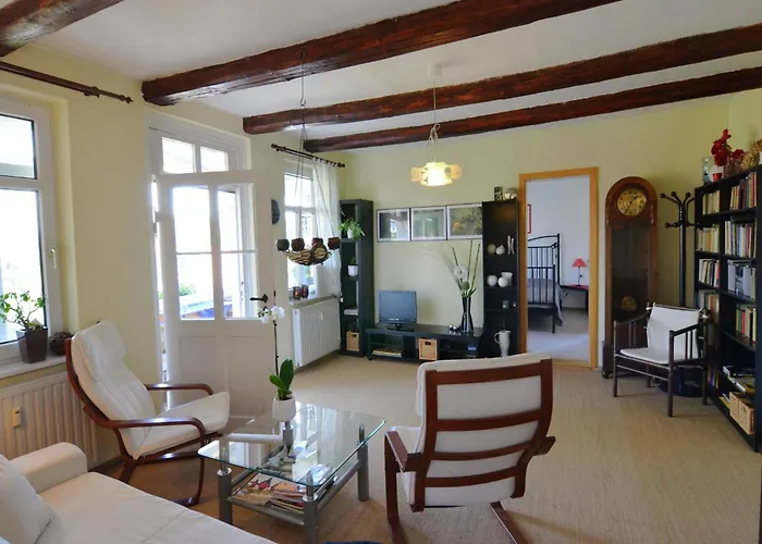 Modern In A Listed With Beautiful View From Balcony * Bad Suderode